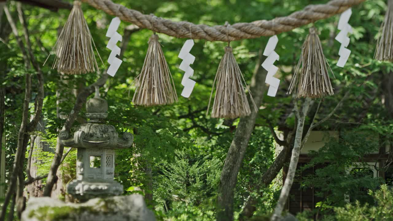 日本的佛寺视频素材