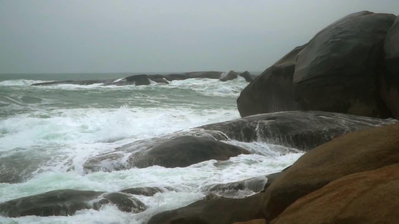中国海南三亚的自然风光视频视频素材