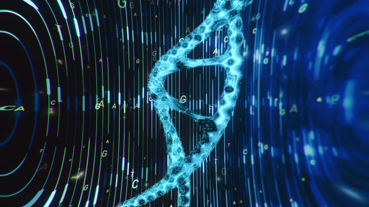 DNA测序TACG视频素材