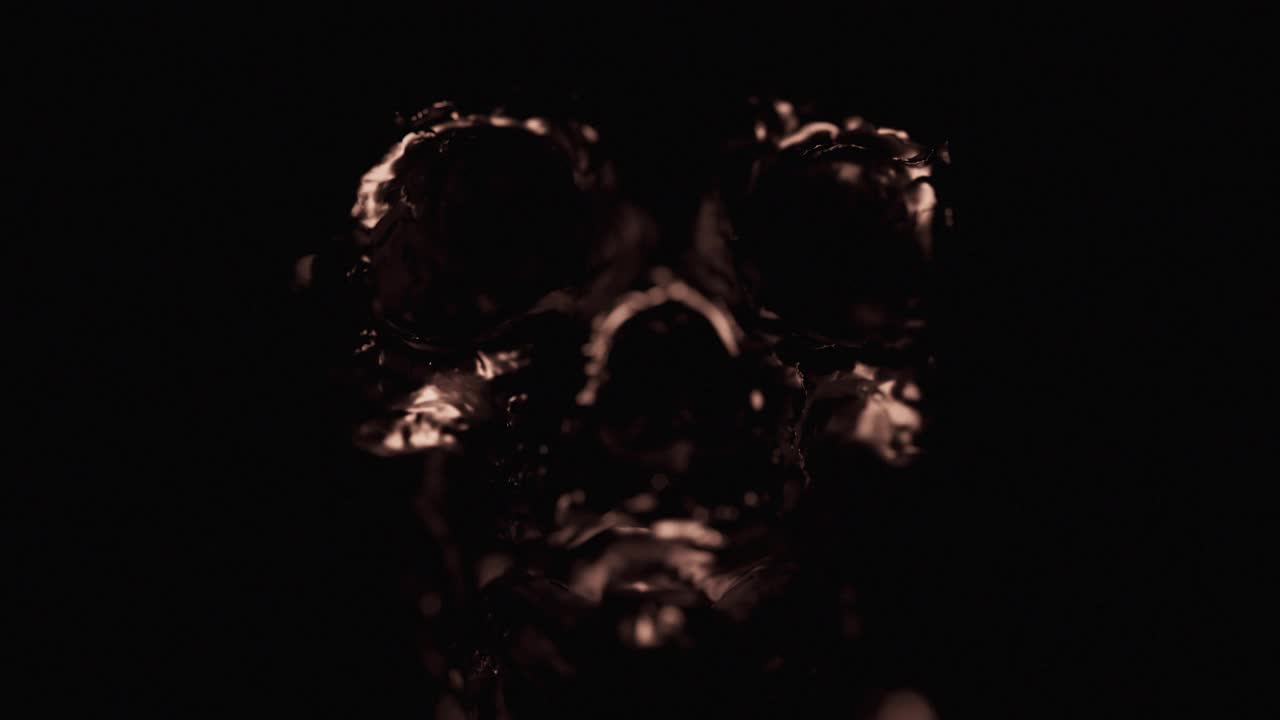 燃烧的骷髅-恐怖，万圣节，噩梦视频下载