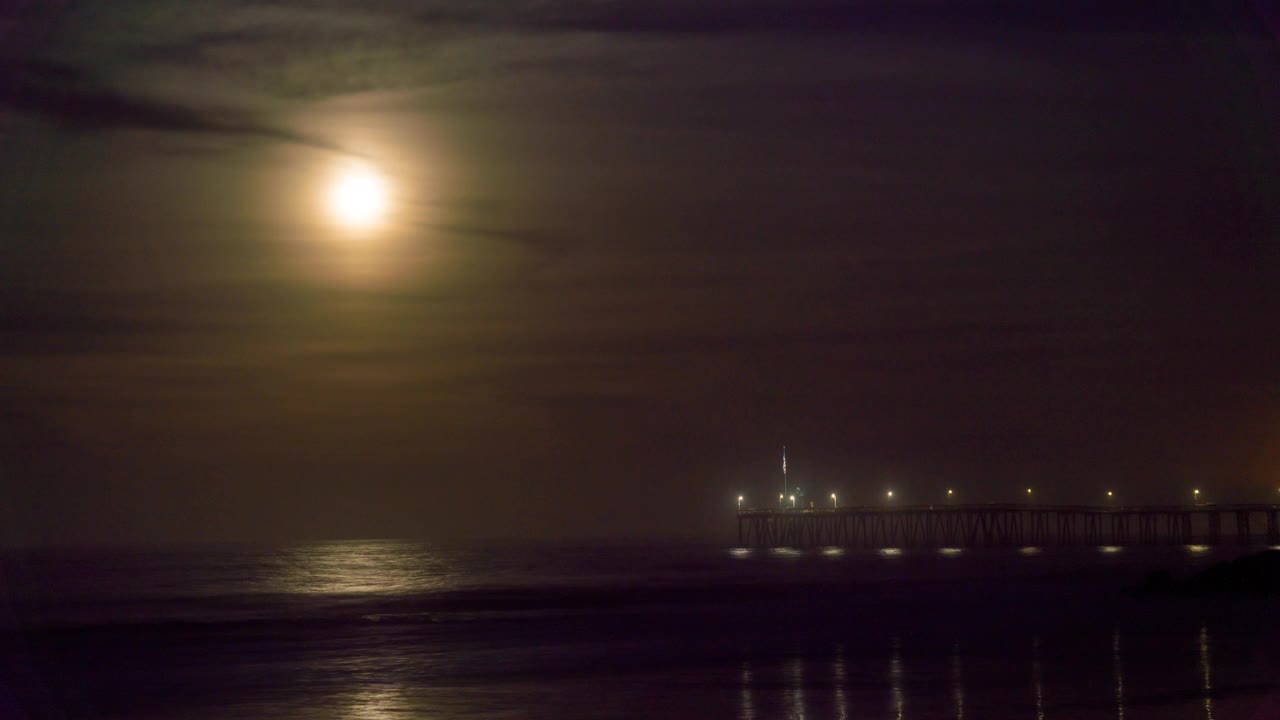 加州文图拉月亮升起的时间视频下载