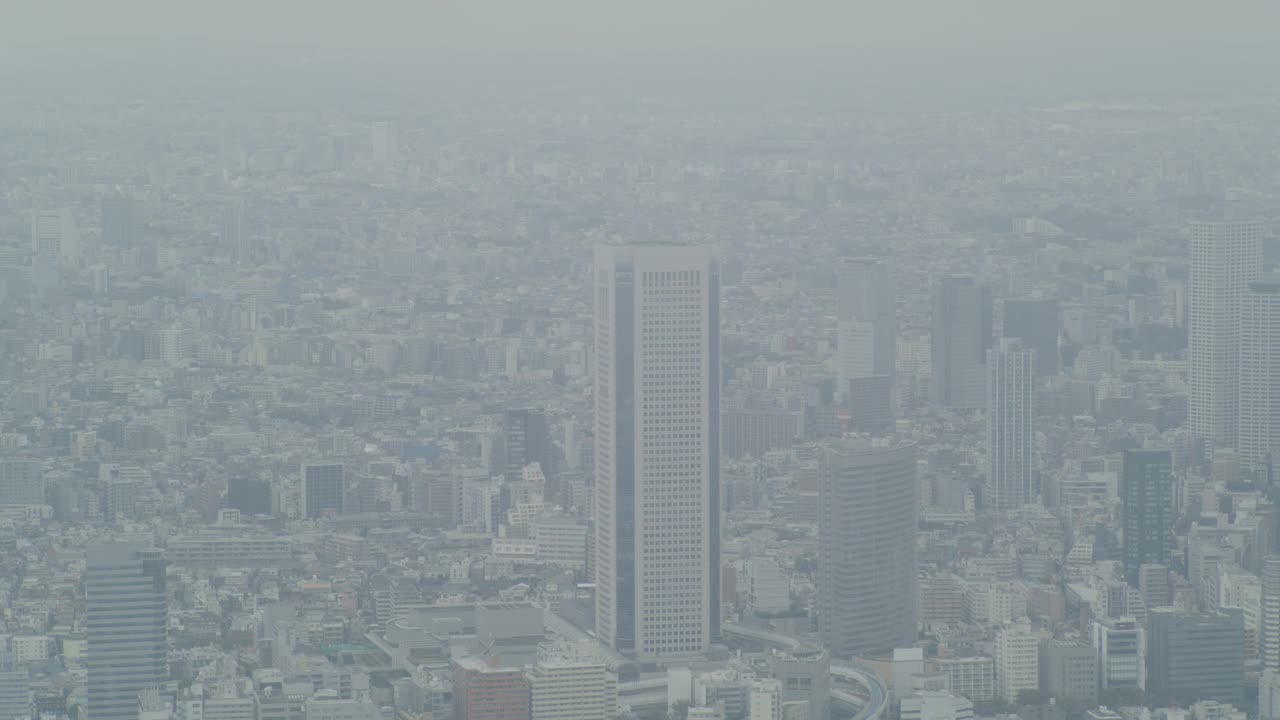 摩天大楼,城市天际线,东京,公寓视频素材