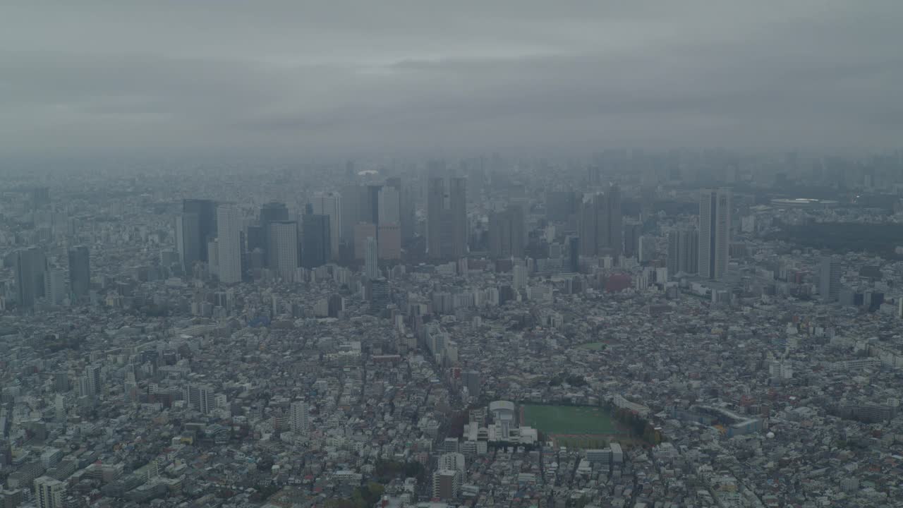 公寓,东京,摩天大楼,城市天际线视频素材