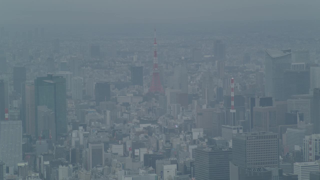 摩天大楼,城市天际线,东京,公寓视频素材