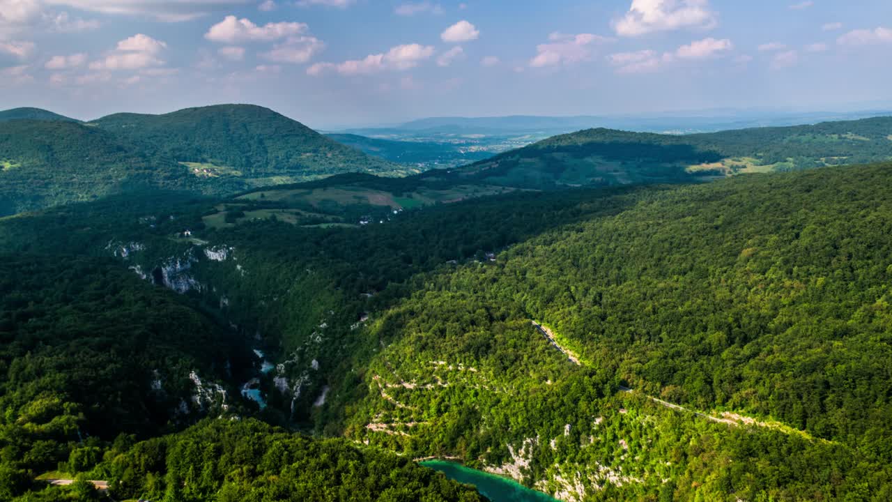 克罗地亚Karlovac县Lika-Senj县的Plitvice湖国家公园视频下载