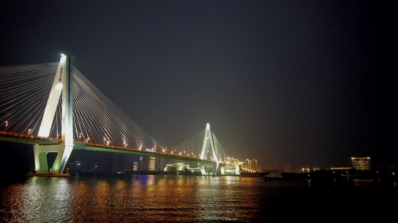 海南海口世纪大桥视频素材
