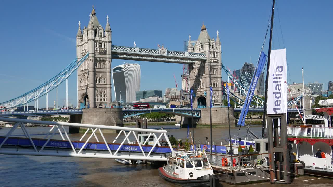 伦敦塔桥视频素材