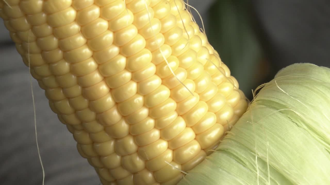 玉米壳，日本茨城县视频素材