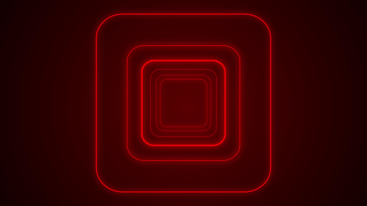现代抽象广场隧道，现代色彩照明(可循环)视频下载