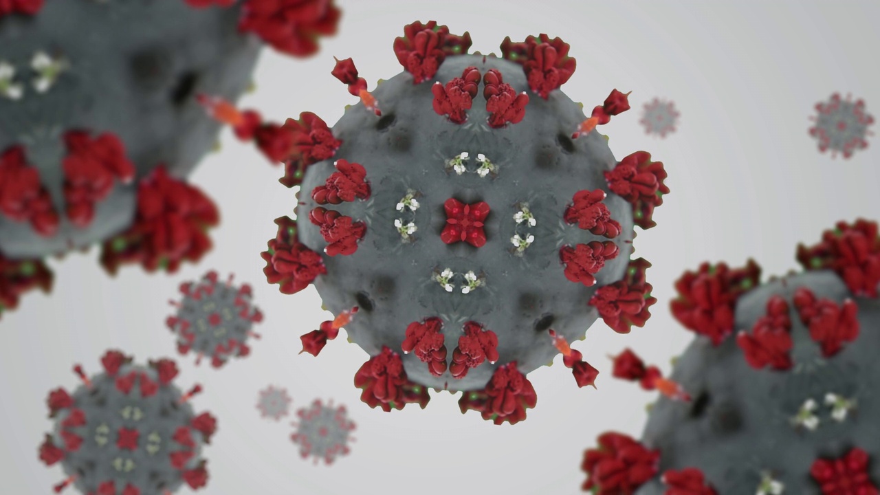 冠状病毒变异突变元素步骤动画视频下载