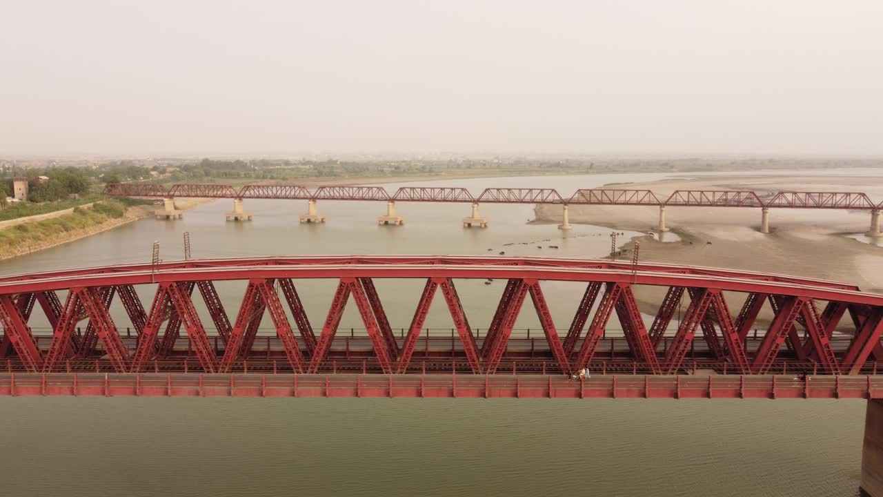 海得拉巴附近科特里桥的4k无人机视频视频下载