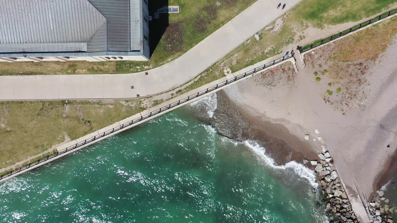 RC哈里斯水处理厂，银桦海滩，多伦多，加拿大视频素材