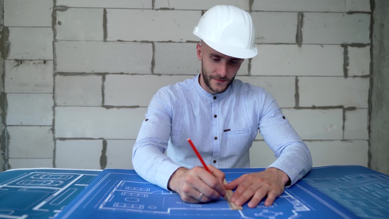 建筑工程师绘制建筑平面图视频下载