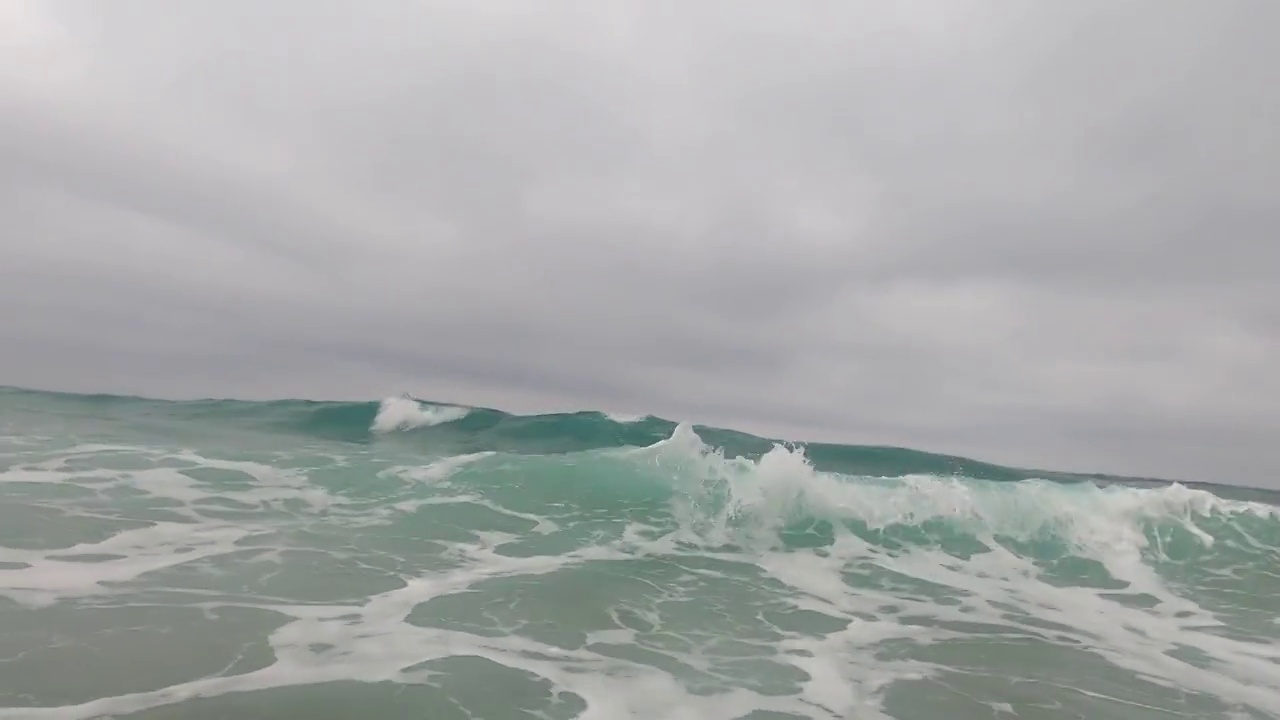 富埃特文图拉岛科菲特波涛汹涌的大海的美丽景色视频素材