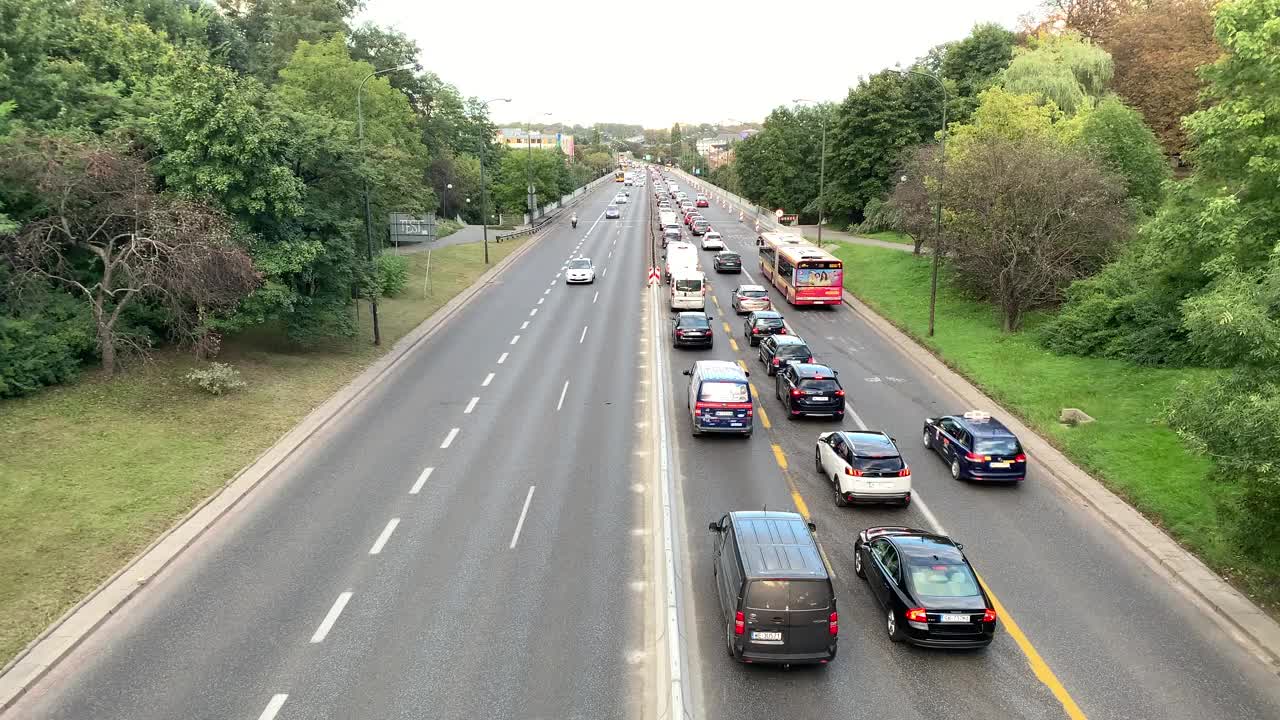 城市交通堵塞视频素材