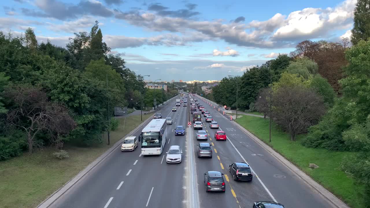 城市交通堵塞视频素材