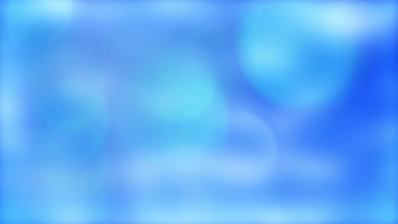 4k视频软和干净的蓝色背景动画循环视频素材