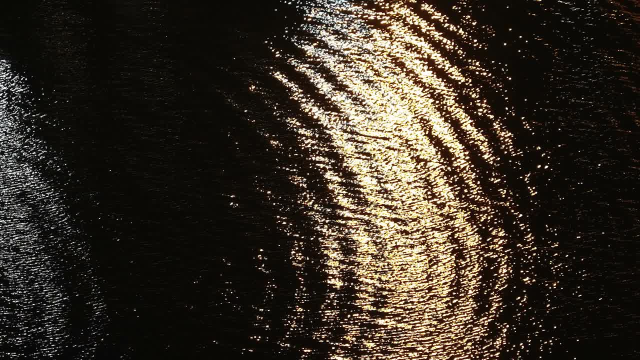 爱沙尼亚海面上光线的反射视频素材