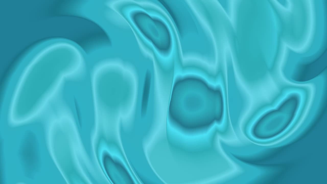 绿松石彩色液体波抽象光学错觉运动图形背景视频视频下载
