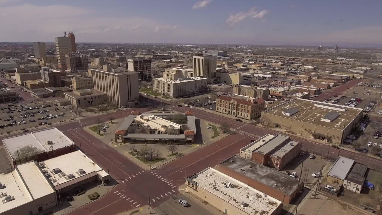 美国德克萨斯州，卢博克市区视频下载