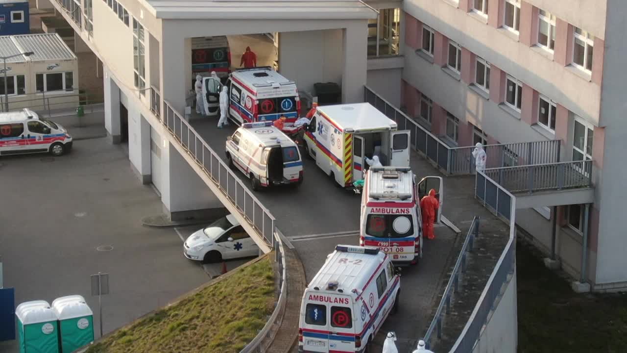 Ambulans入口视频素材