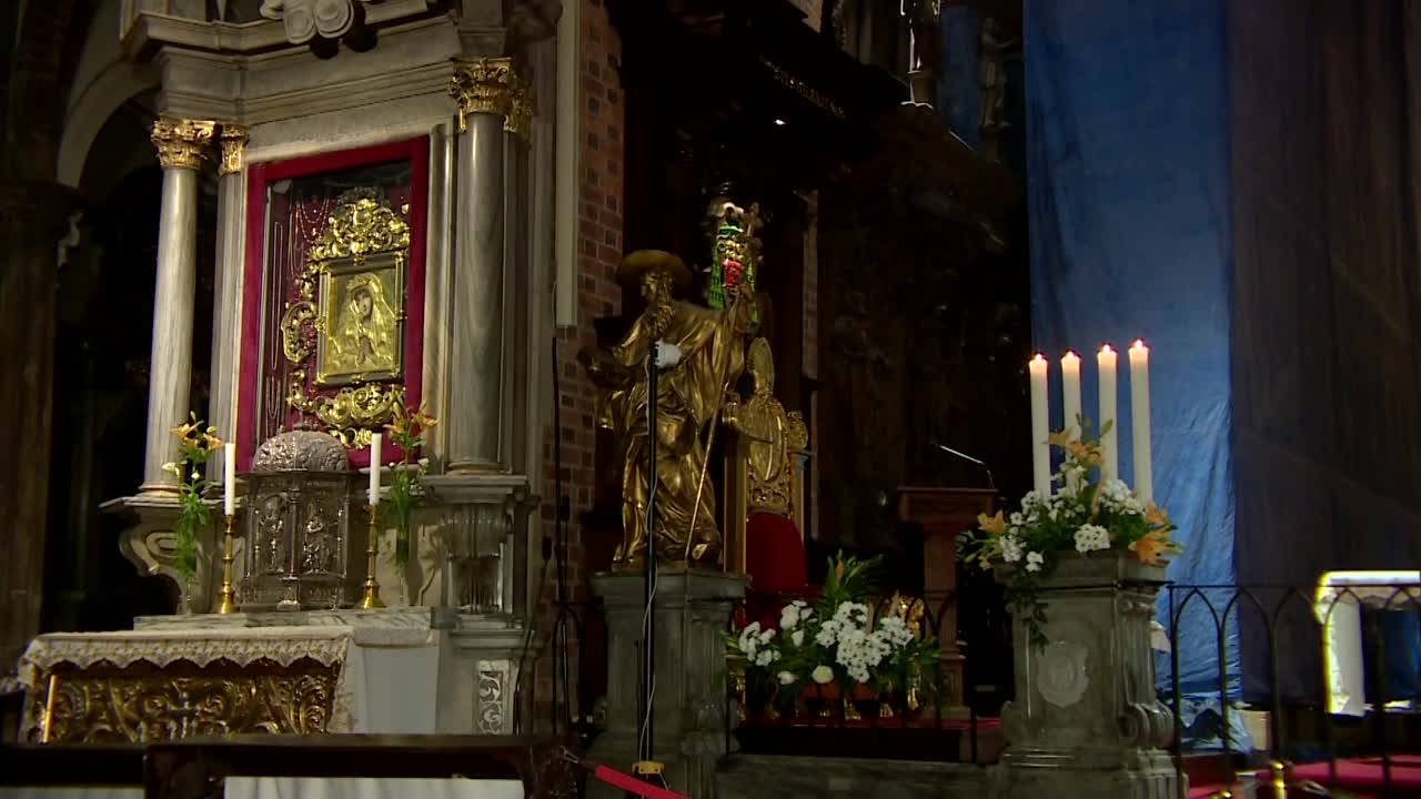 弗罗考的圣约翰浸礼会大教堂视频素材