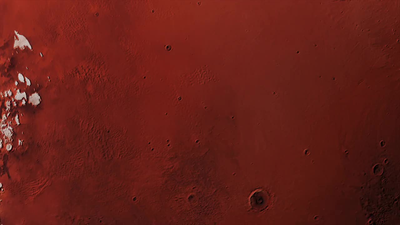 概念3-U1真实火星的视图视频素材