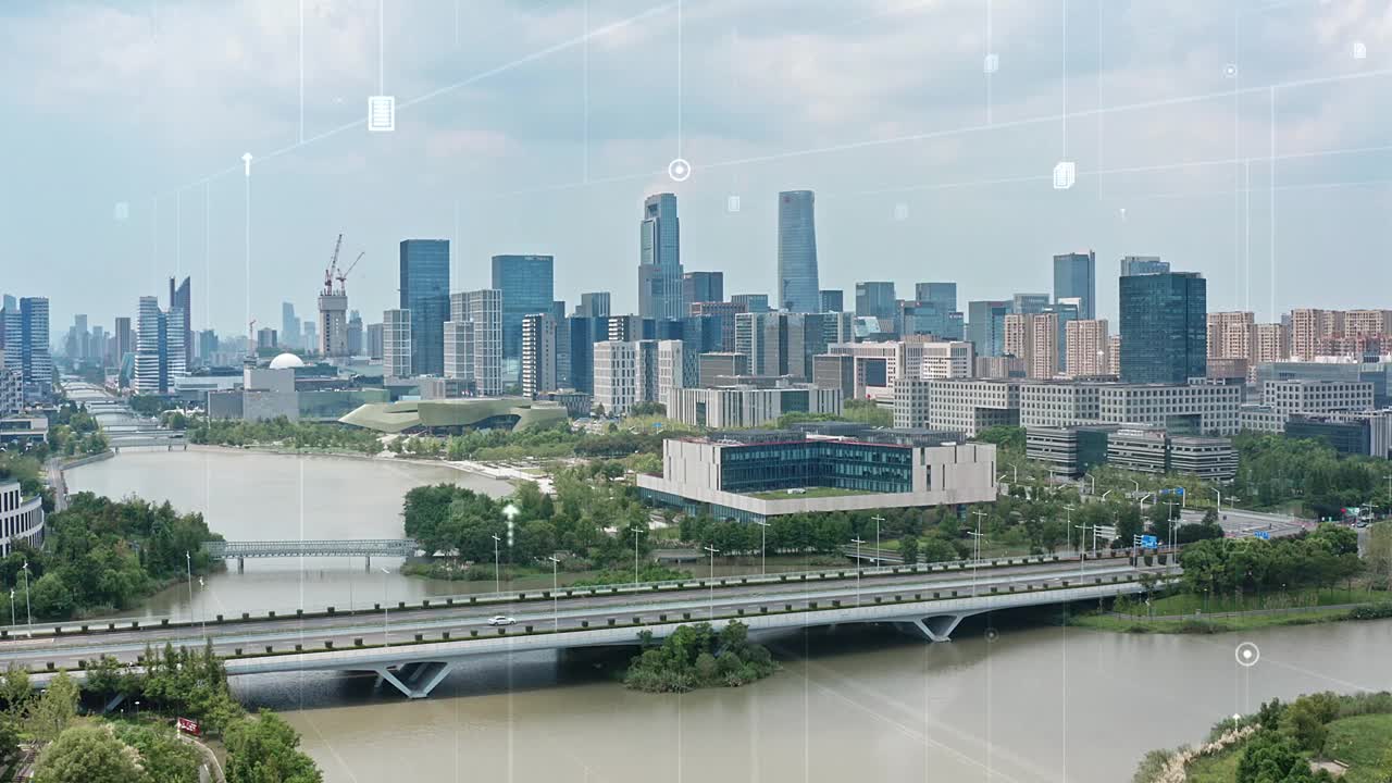 物联网智慧城市视频素材