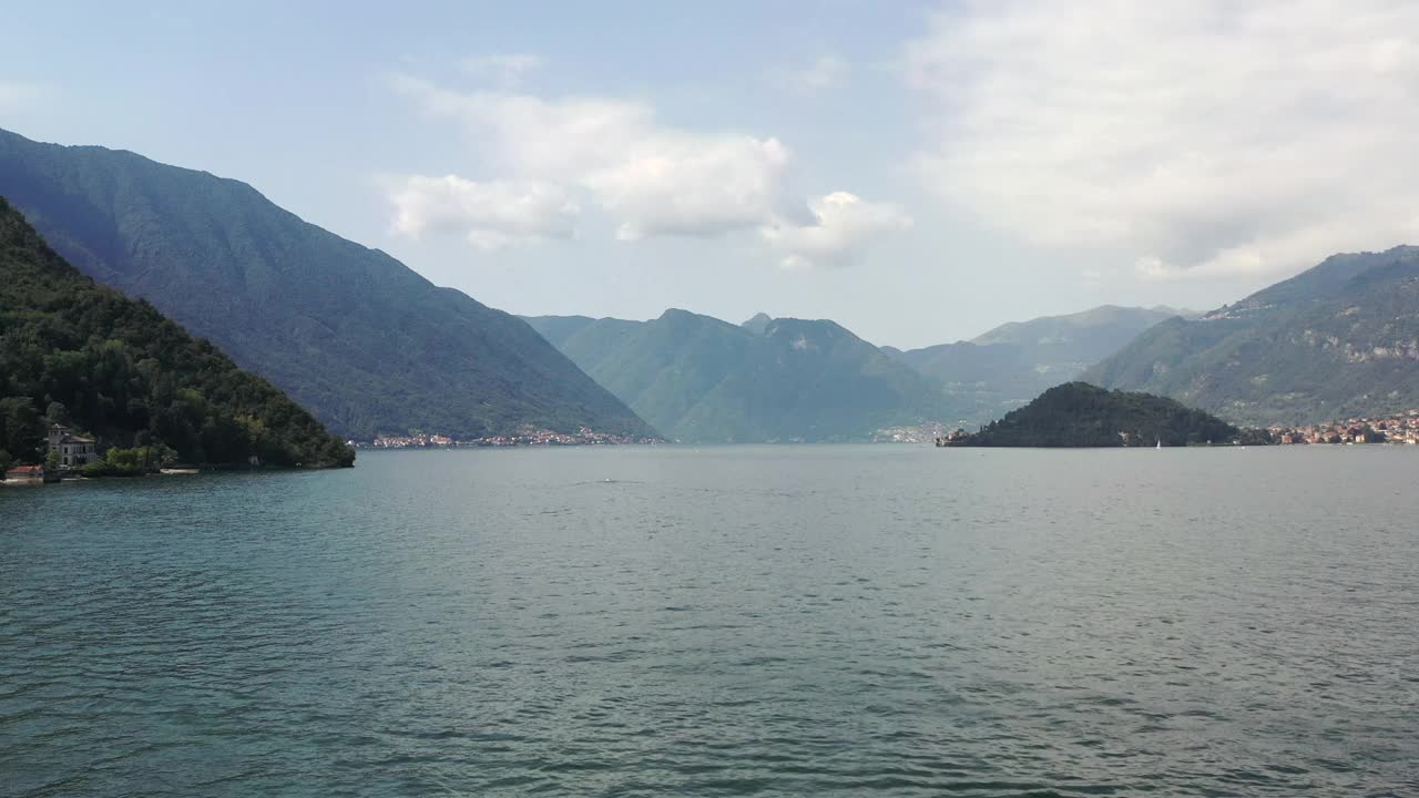 飞越意大利的科莫湖视频下载