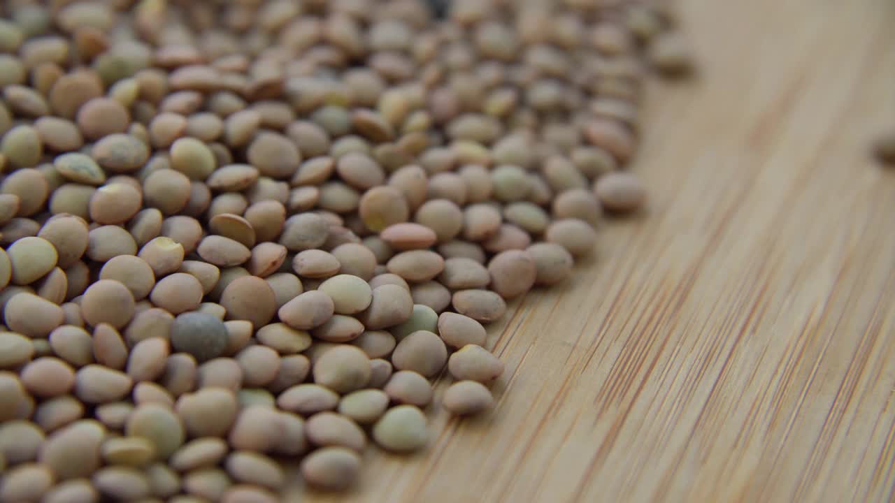 生绿扁豆视频素材