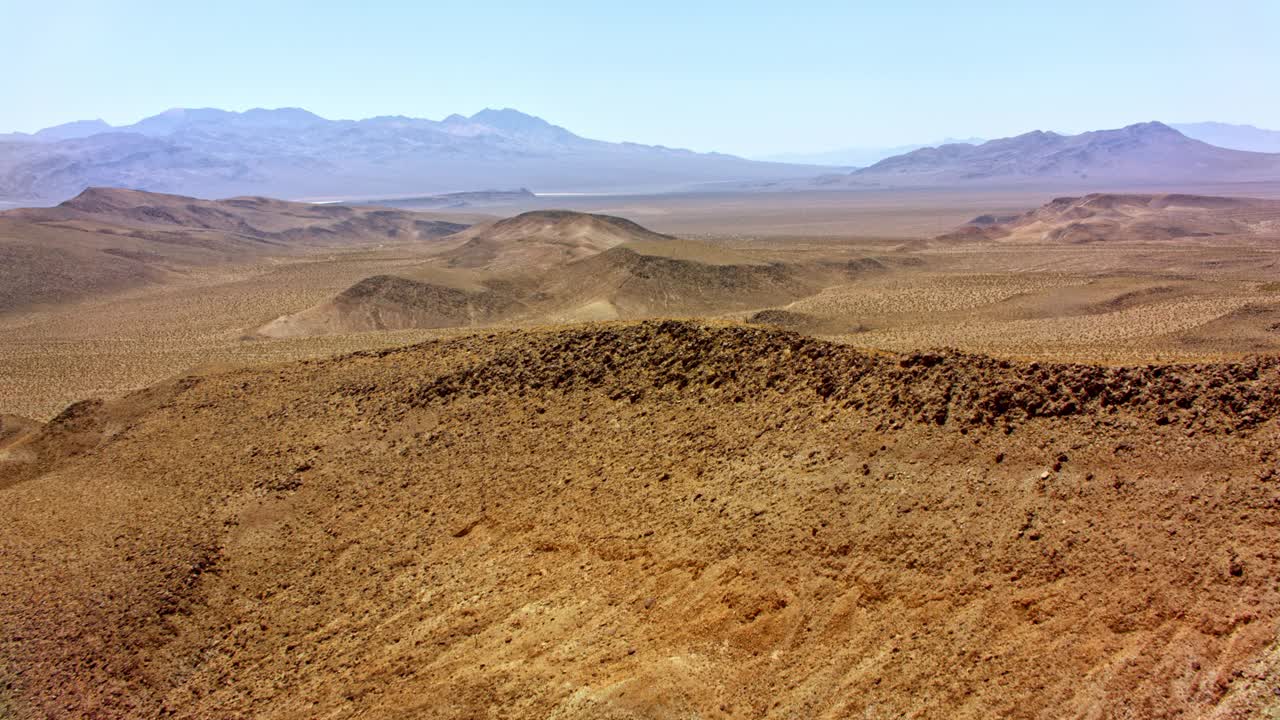 美国内华达州宁静的沙漠景观视频素材