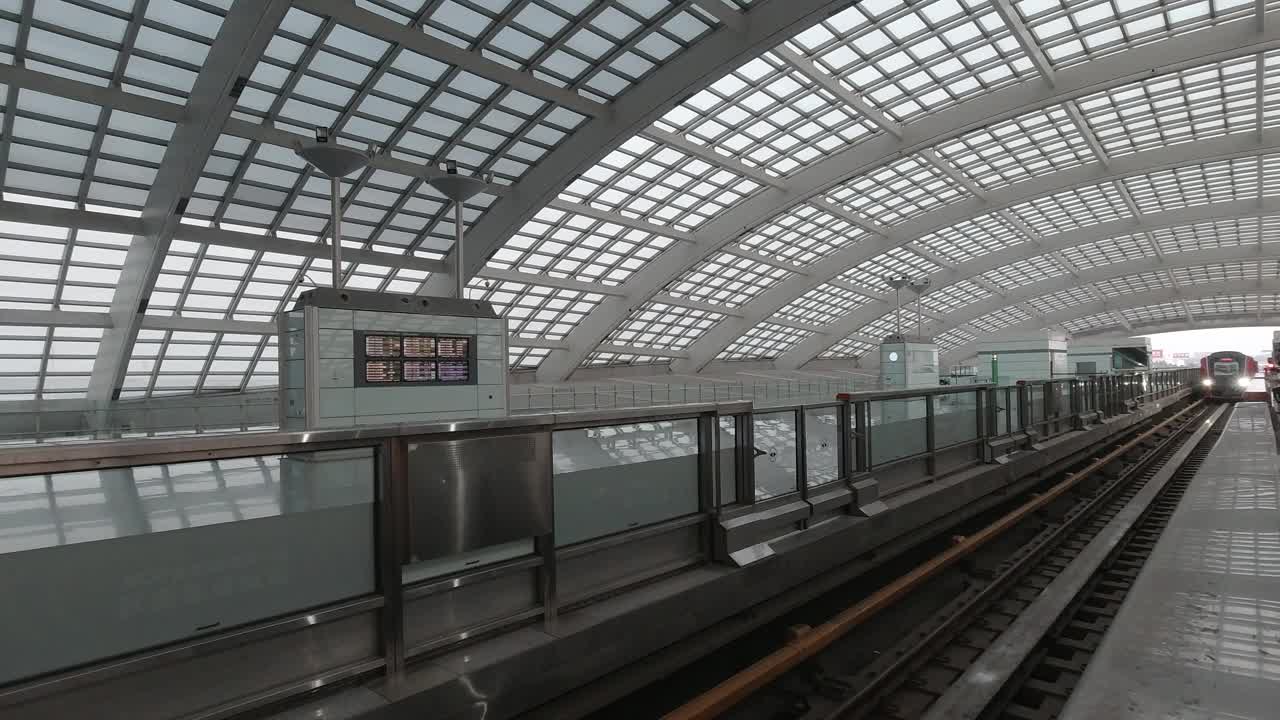 中国北京地铁。视频下载