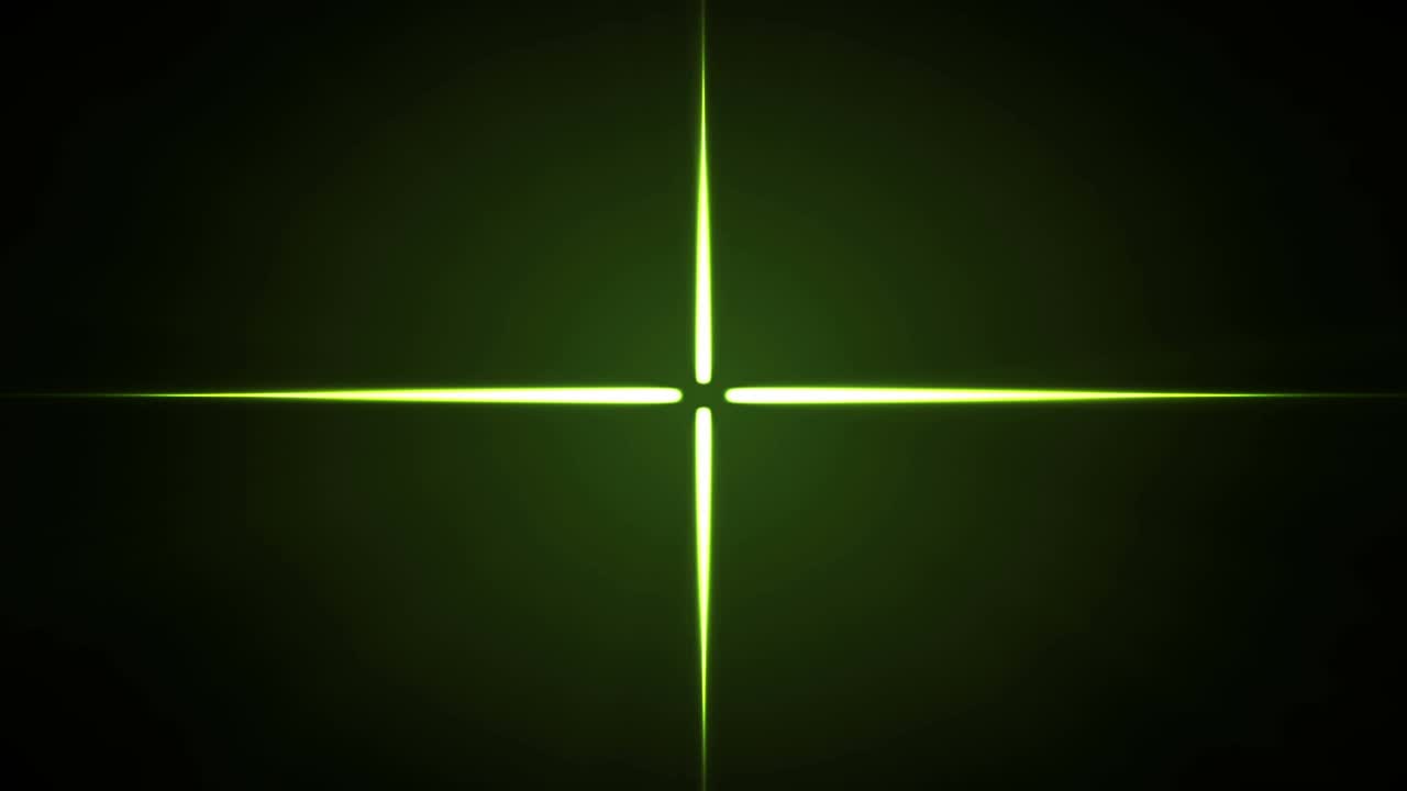 绿色发光形状上的高分文本动画视频素材