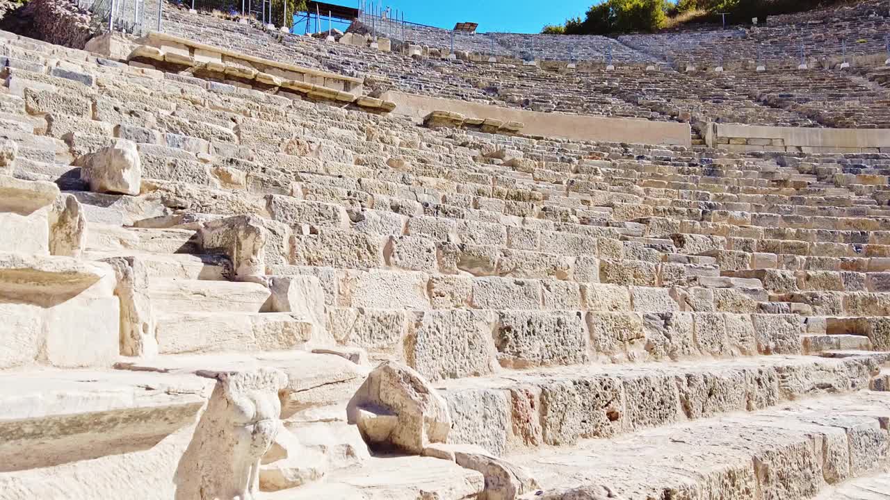 土耳其以弗所的古代竞技场视频素材