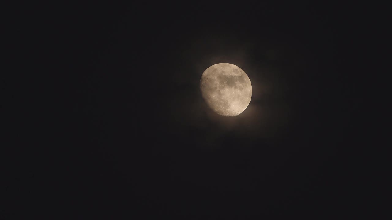 月球。视频素材