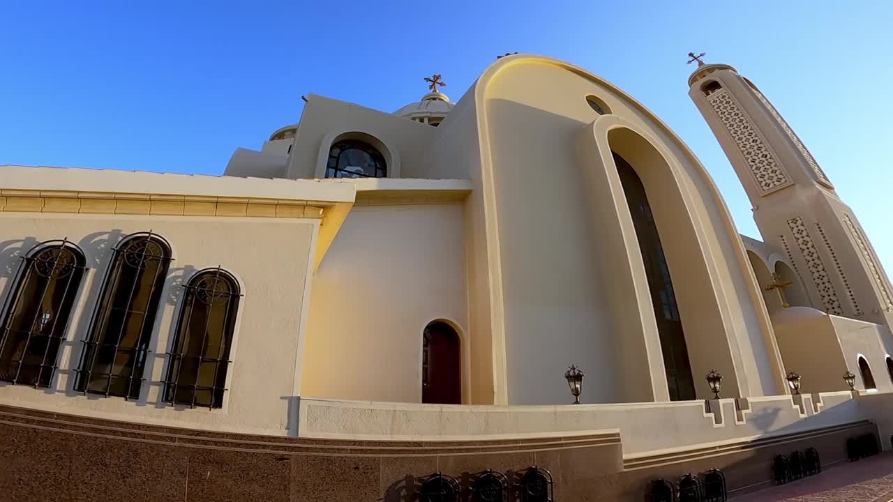 科普特大教堂位于沙姆沙伊赫。视频素材