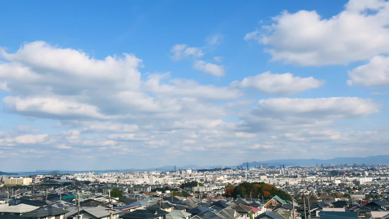 日本福冈市的景观视频下载