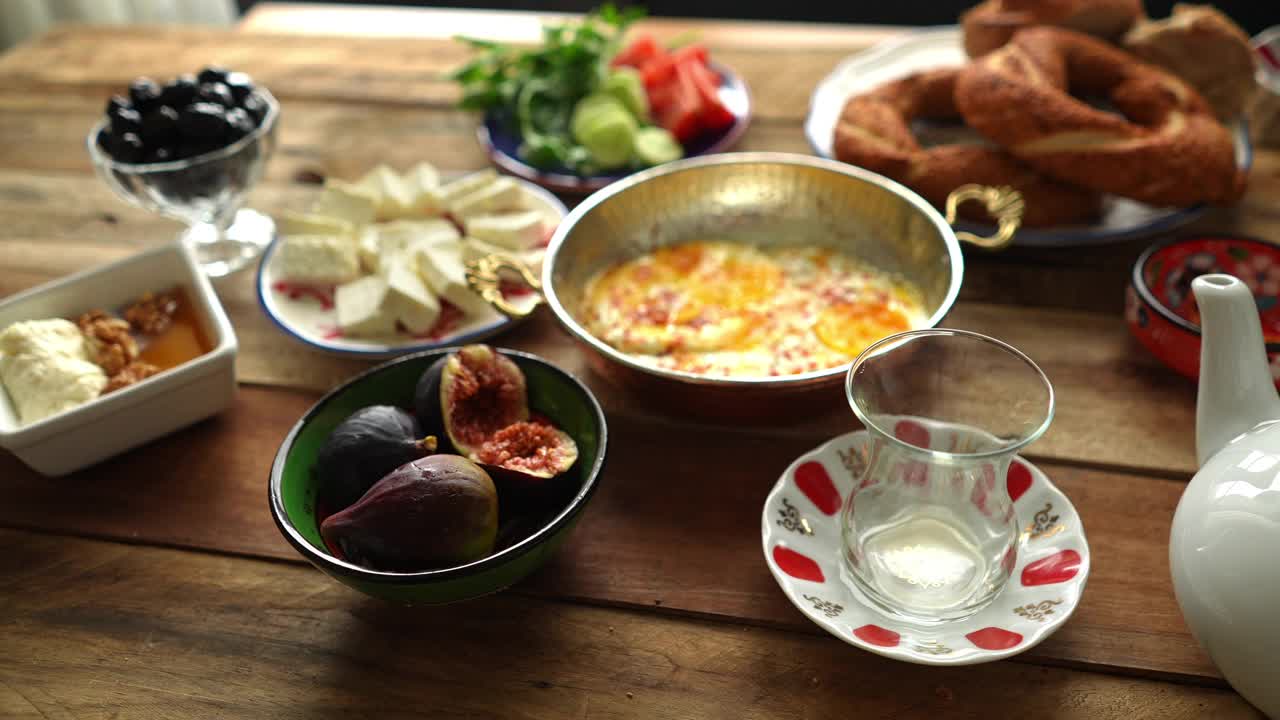 史诗土耳其早餐与土耳其红茶视频下载