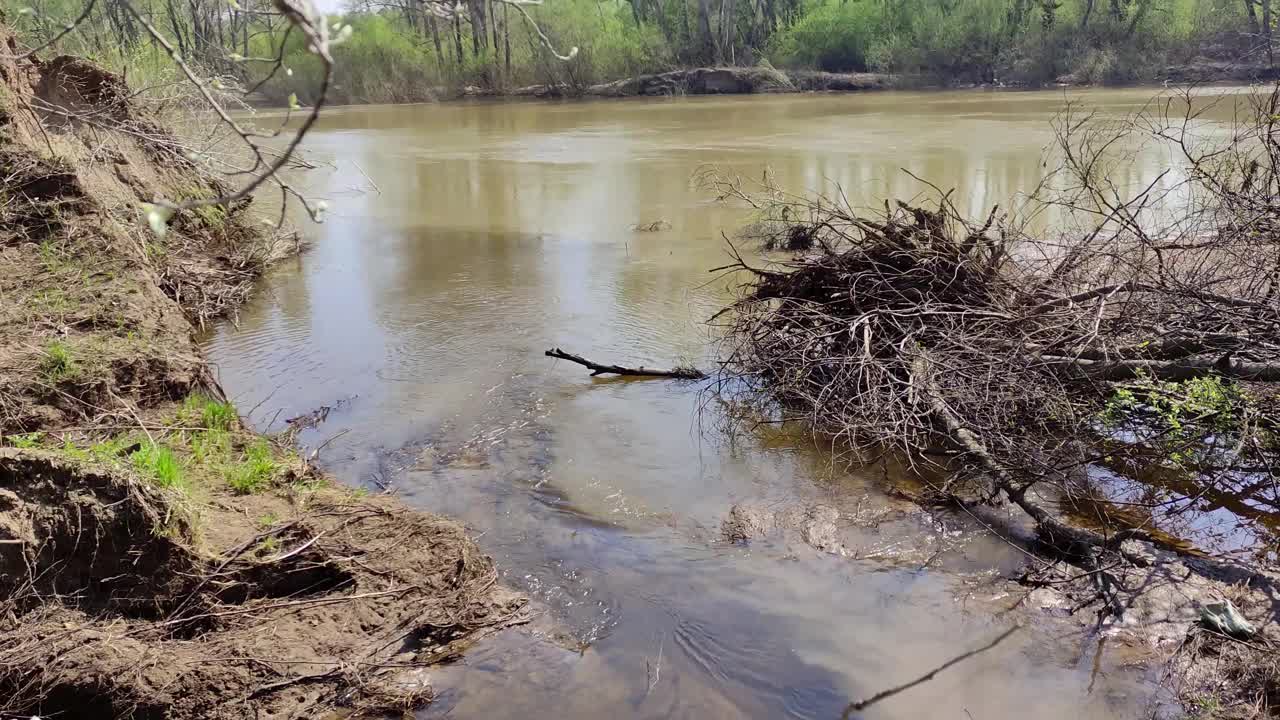 外面洪水泛滥视频素材