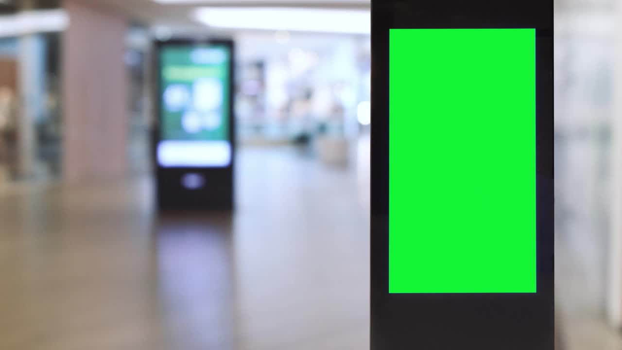 绿色屏幕数字营销标志视频下载