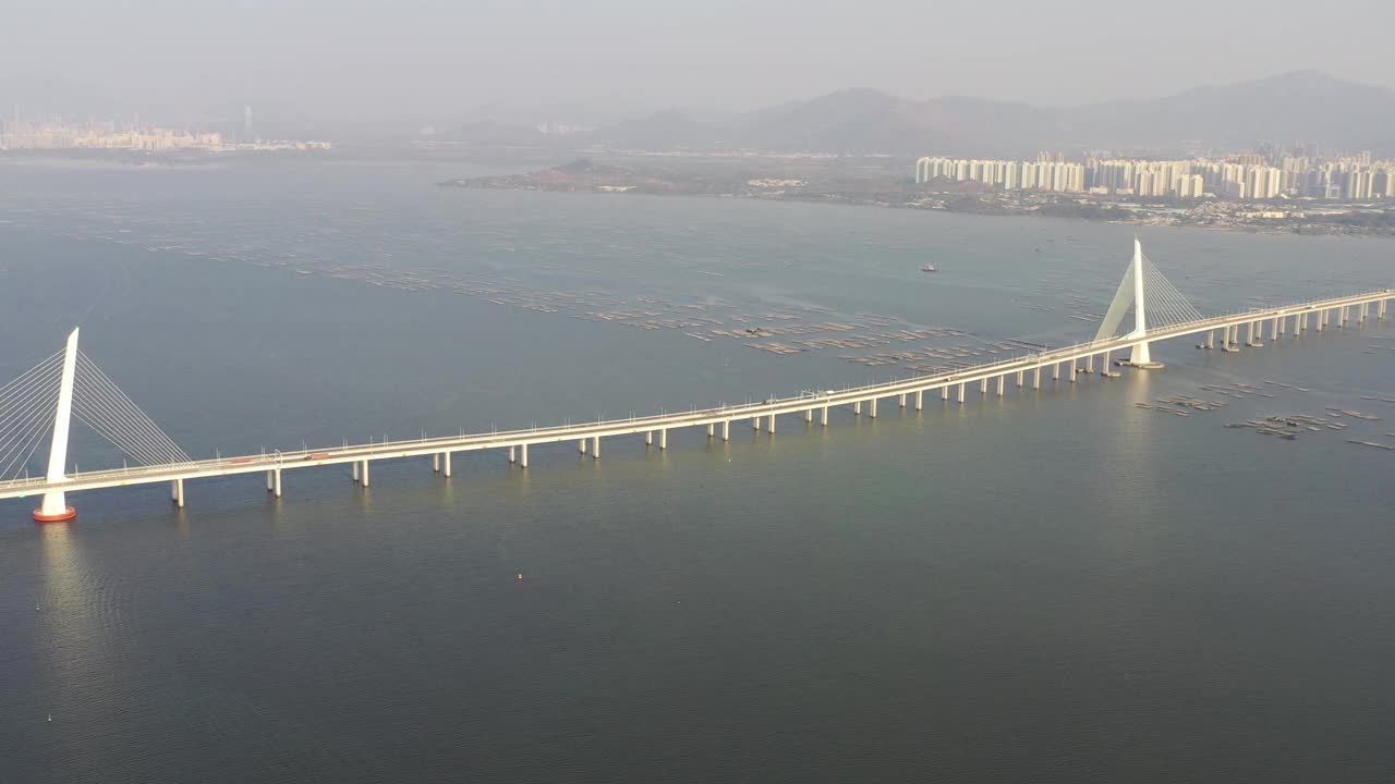 深圳湾大桥视频素材