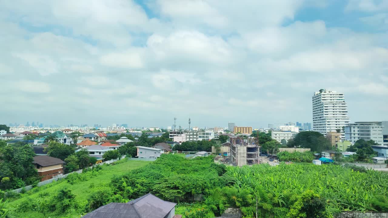 曼谷市区绿地公寓建设项目视频下载
