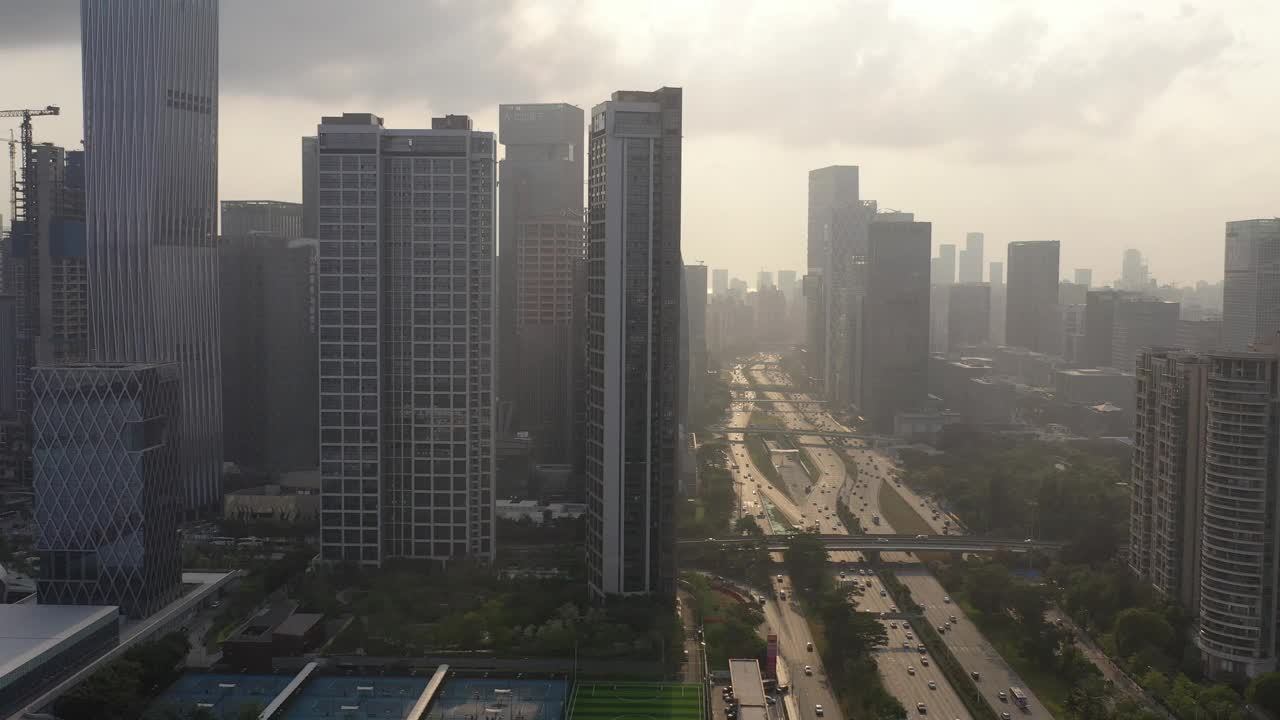 深圳城市高层建筑视频素材