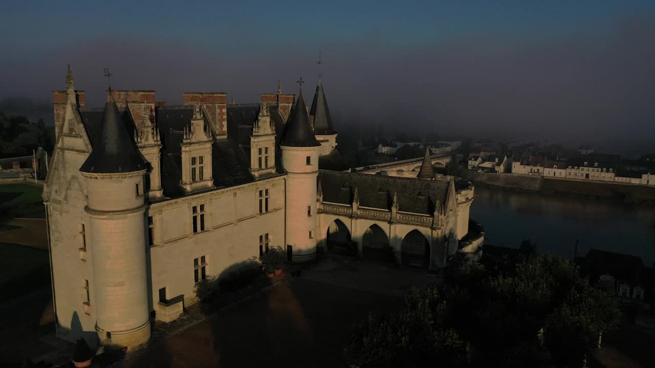 Amboise城堡和卢瓦尔河视频下载