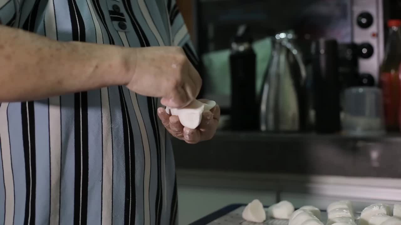 自制的“饺子”视频素材