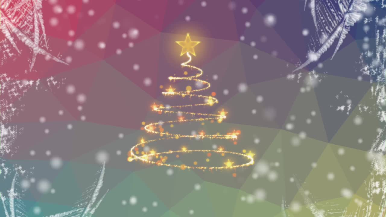 圣诞节和新年的背景视频素材