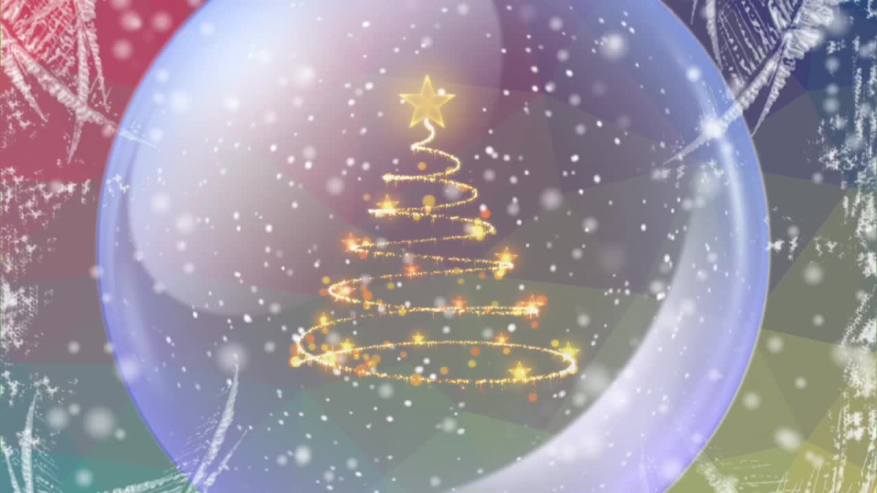 圣诞节和新年的背景视频素材