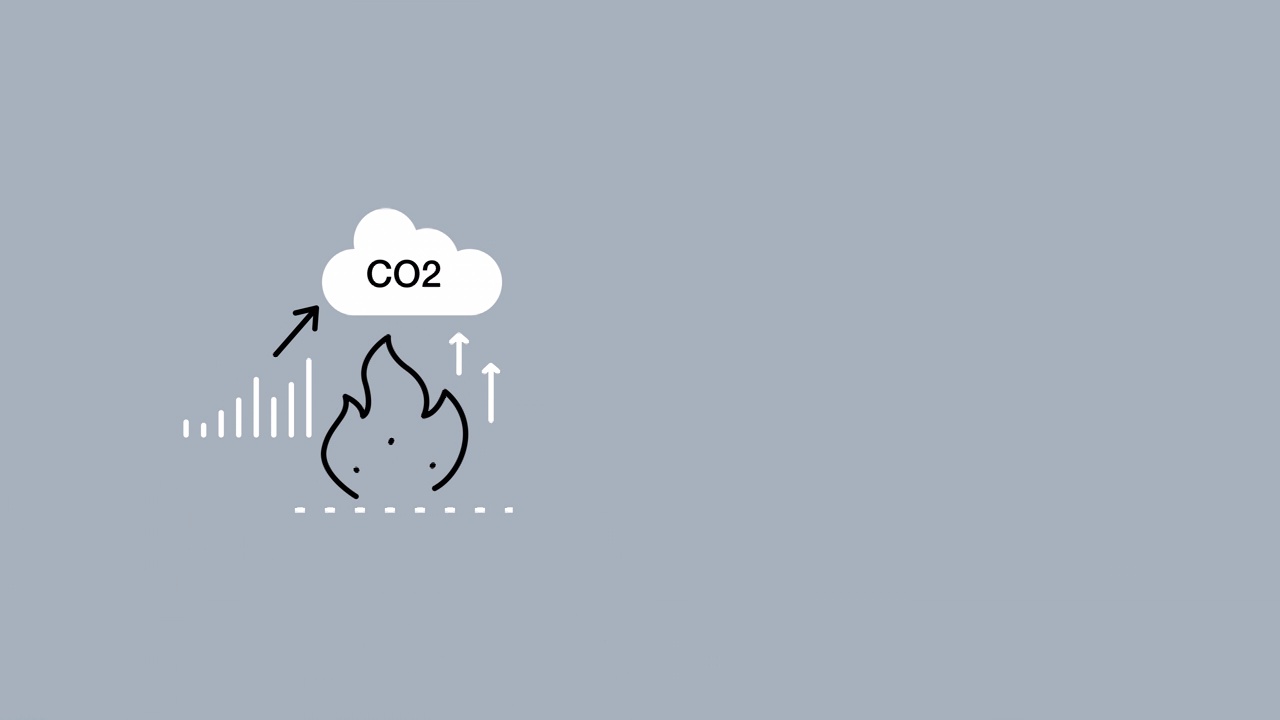 4 4k二氧化碳创作卡通素描视频。视频下载