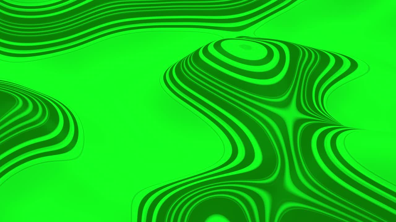 抽象波背景绿视频素材