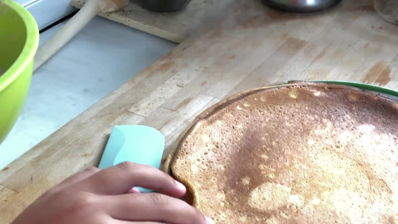 做煎饼视频素材